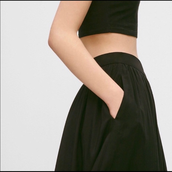 Aritzia- Talula silk high- low skirt - Picture 2 of 6